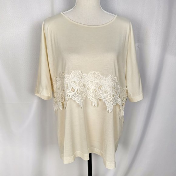 T-shirt Enfant Dolce & Gabbana Blanc Imprimé Floral Taille 4 - Neuf Avec étiquettes